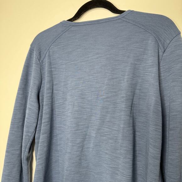 Kuhl Lola Long Sleeve Slate Blur Henley Top L Large - Picture 9 of 10